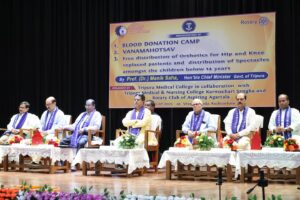 Blood Donation Unites All: CM Saha Highlights Humanity in Medical Service