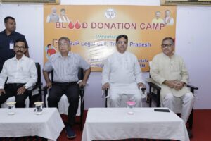 CM Saha: Blood and Organ Donation Should Become a Social Movement in Tripura