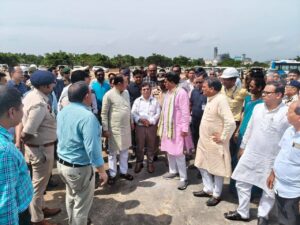 State Ministers Join CM in Reviewing Temple Redevelopment Project