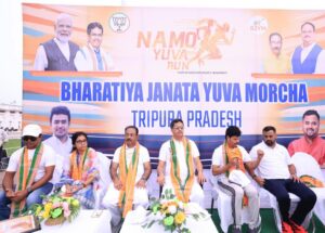 BJP’s Yuva Morcha Organizes Marathon for ‘Nasha Mukt Tripura’