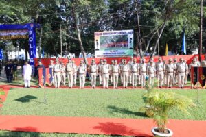 Tripura Leaders honour courageous Police Personnel