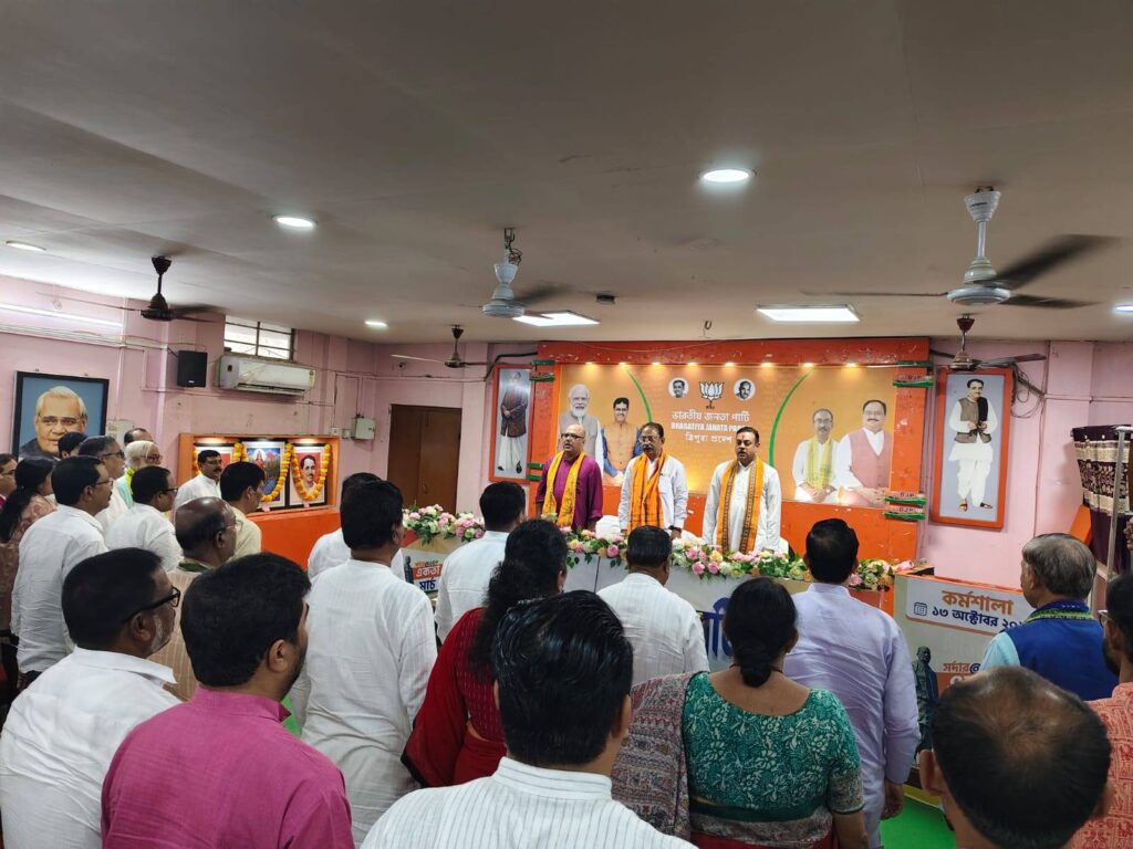 Sambit Patra Leads Crisis Talks Amid Tripura BJP Infighting