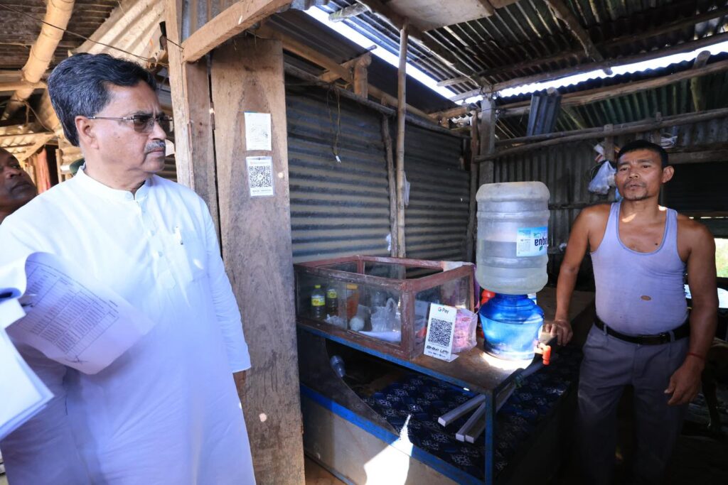 Chief Minister Inspects Shantirbazar Violence Aftermath