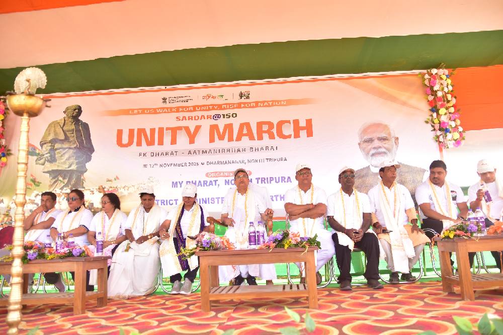 Tripura Observes National Unity Day with ‘Sardar @150’ March