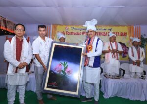Manipuri Community Honoured as Tripura CM Inaugurates Pucca Temple House
