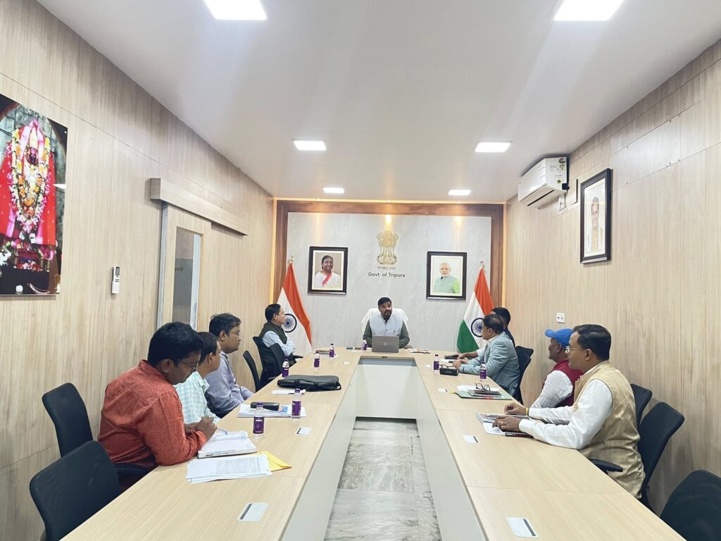 High-Level Meeting Pushes Faster Completion of Tripura Tourism Projects