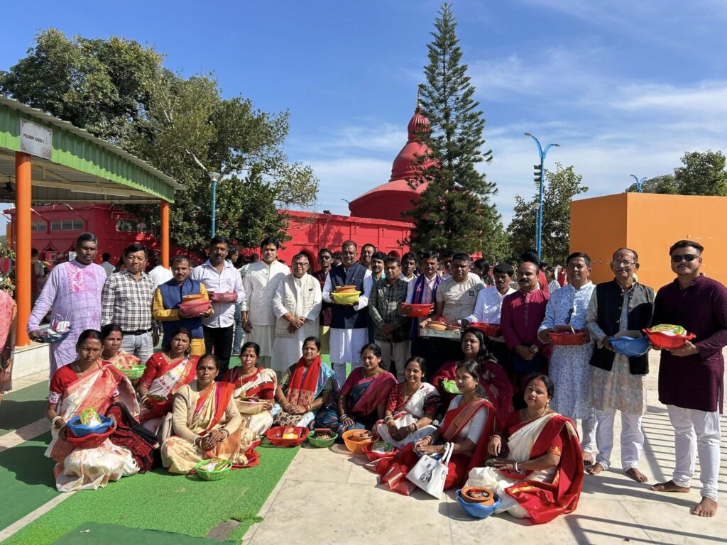 Minister’s early morning prayer seeks brighter future for all Tripura residents