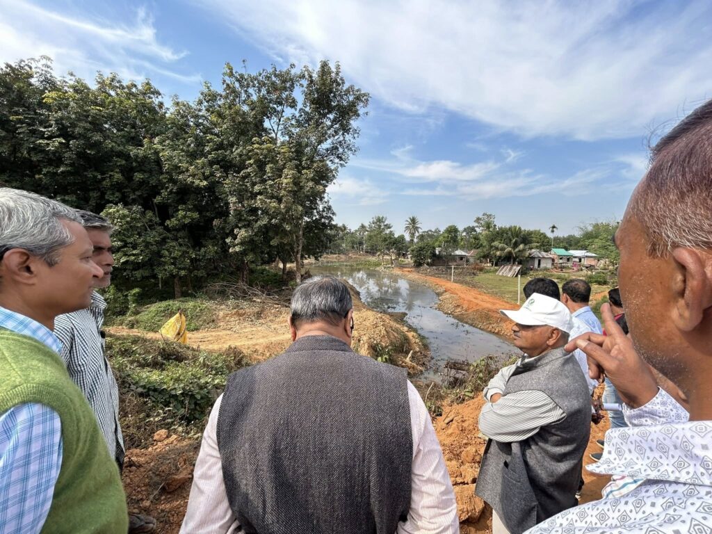 Ratan Inspects Key Waterway Project Aimed at Boosting Agriculture