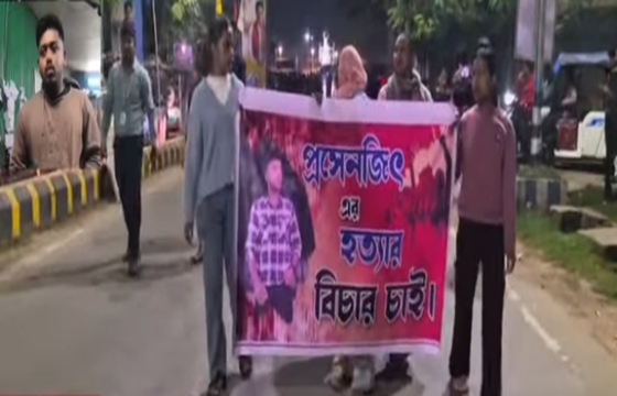 Protesters Storm Dharmanagar Police Station