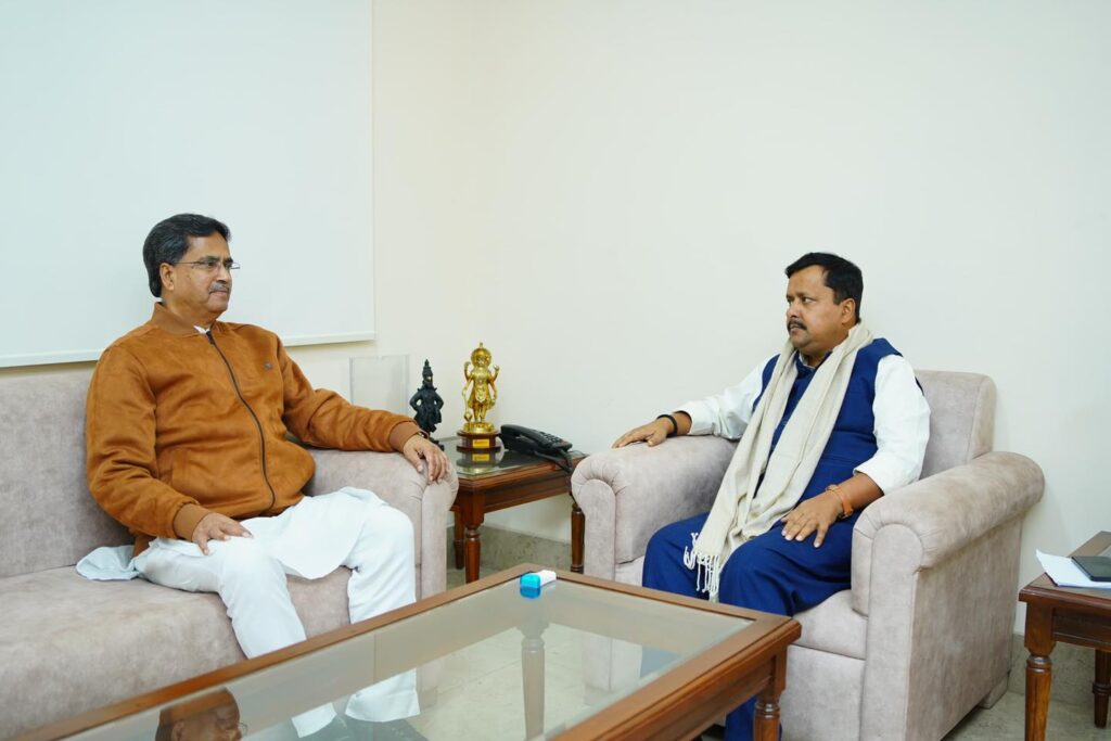 Key BJP Leadership Talks as Manik Saha Meets Nitin Nabin