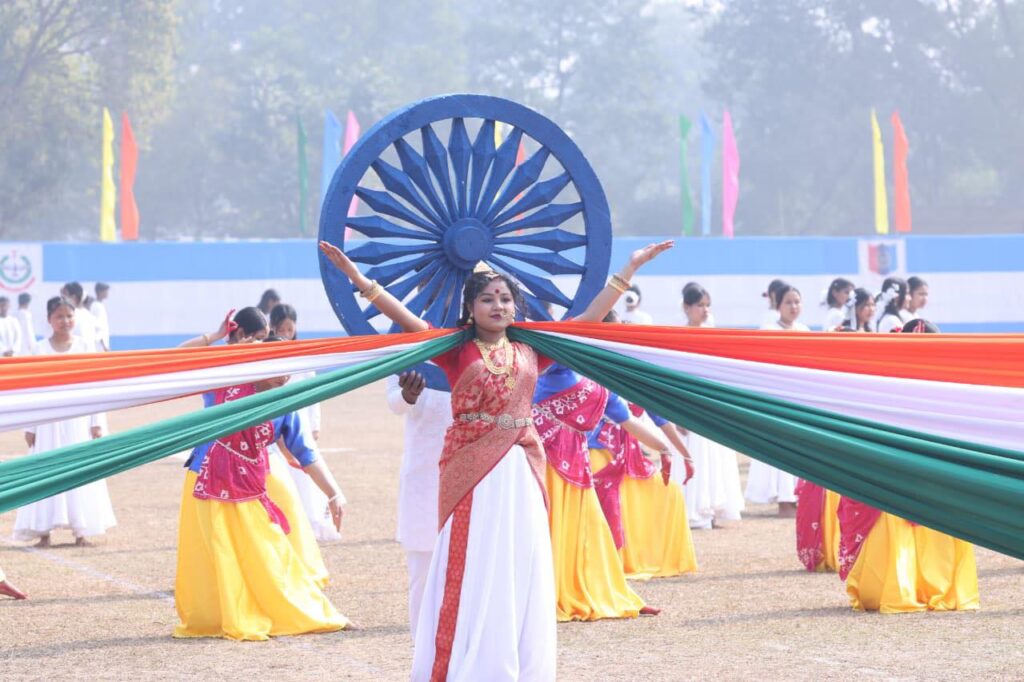Agartala marks 77th Republic Day with disciplined parade, cultural performances