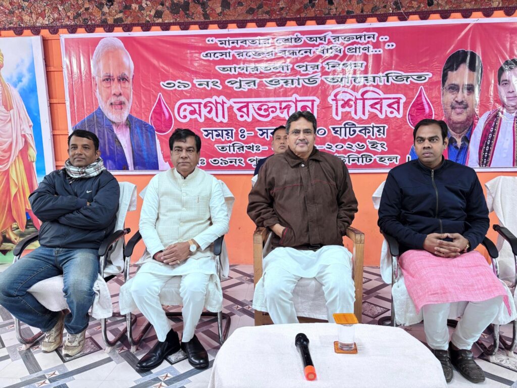 Manik Saha links infrastructure development with public welfare initiatives