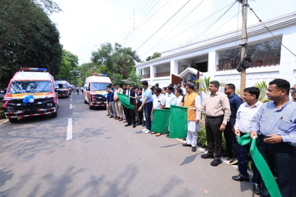 Tripura Government Adds 24 ALS BLS Ambulances For Emergency Care