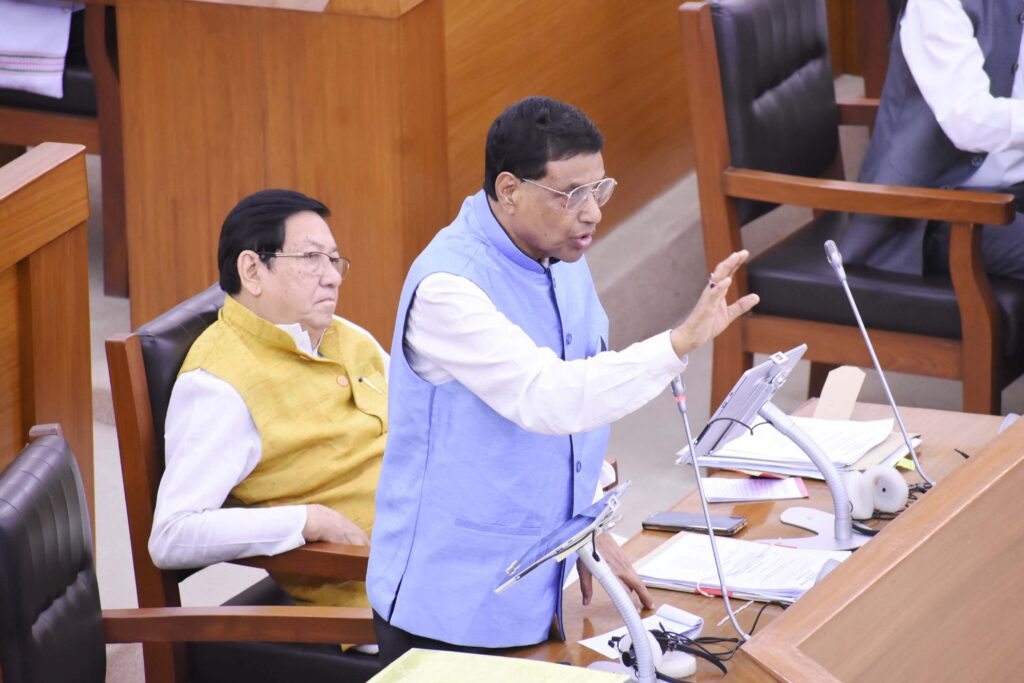 Congress Legislators participate in the ongoing budget session on March 16