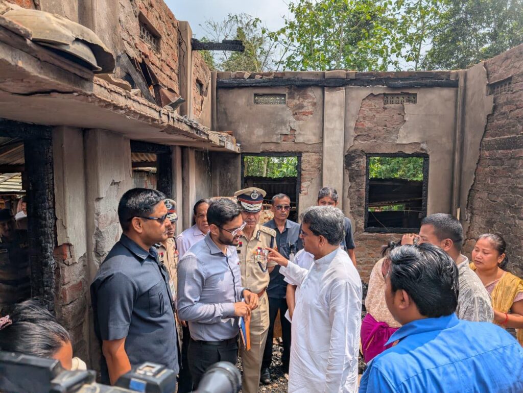 Families affected by violence receive assurance from Tripura Chief Minister