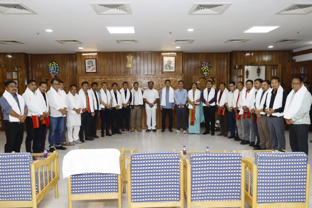Tipra leaders meet Governor, invite him for swearing ceremony