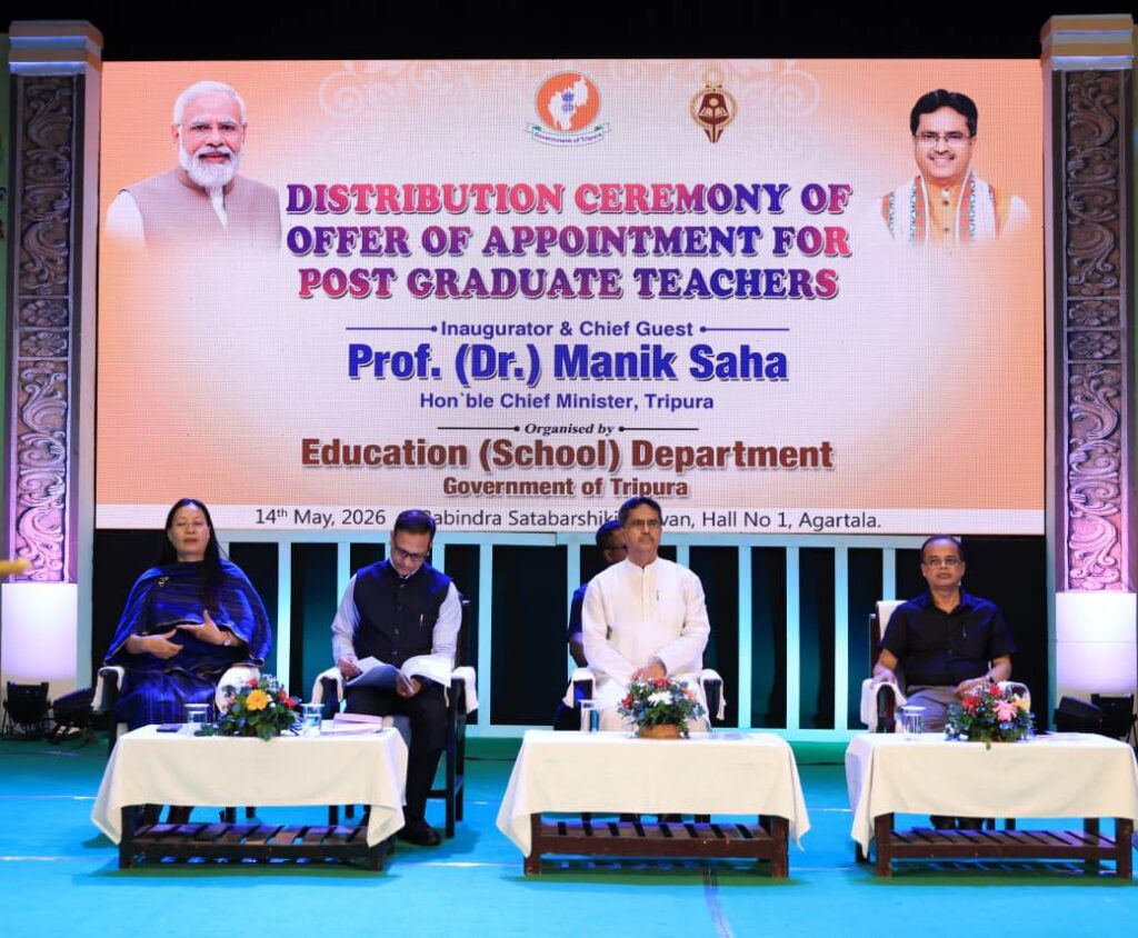 Tripura Expands Education Workforce With 865 New Teacher Appointments