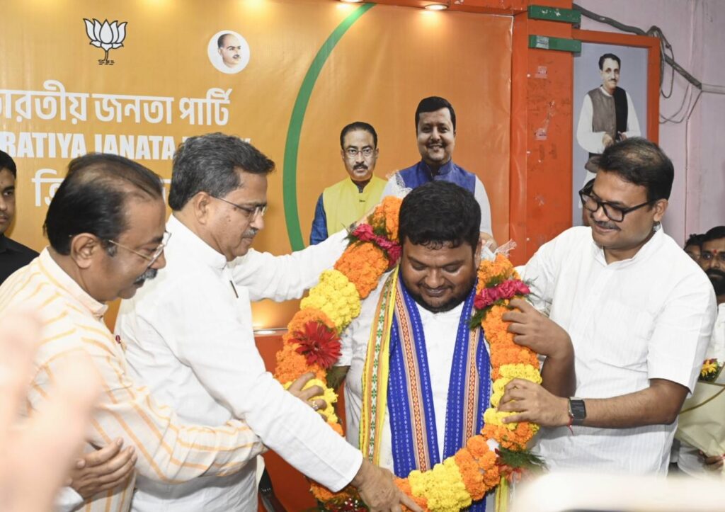 BJP Announces MLA Abhishek Debroy as New Tripura Unit president