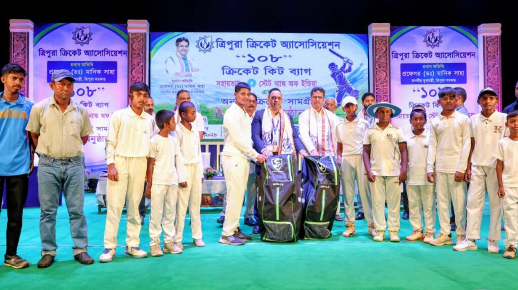 Distribution of cricket kit bags