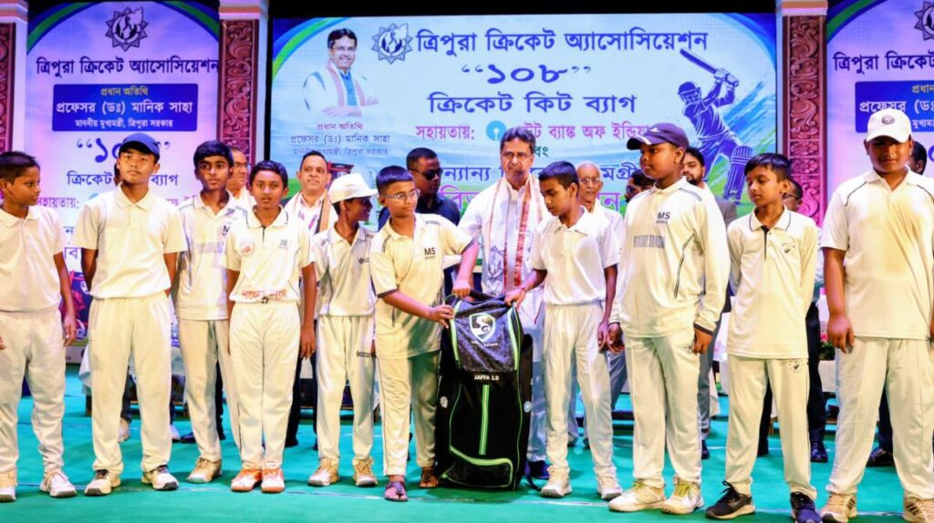 Distribution of cricket kit bags