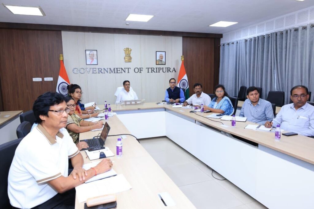 CM Saha Focuses on Quality Education and Accountability