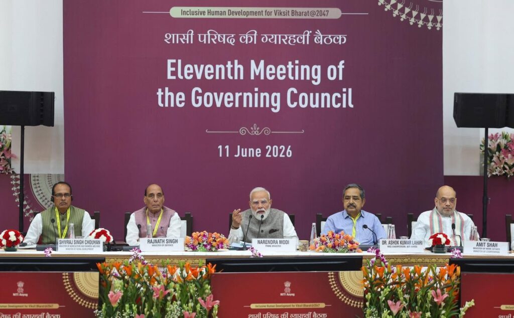 Narendra Modi Leads 11th Governing Council Meeting in Delhi