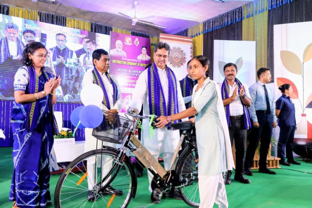Bicycle Scheme Encourages Girls Education Across Tripura