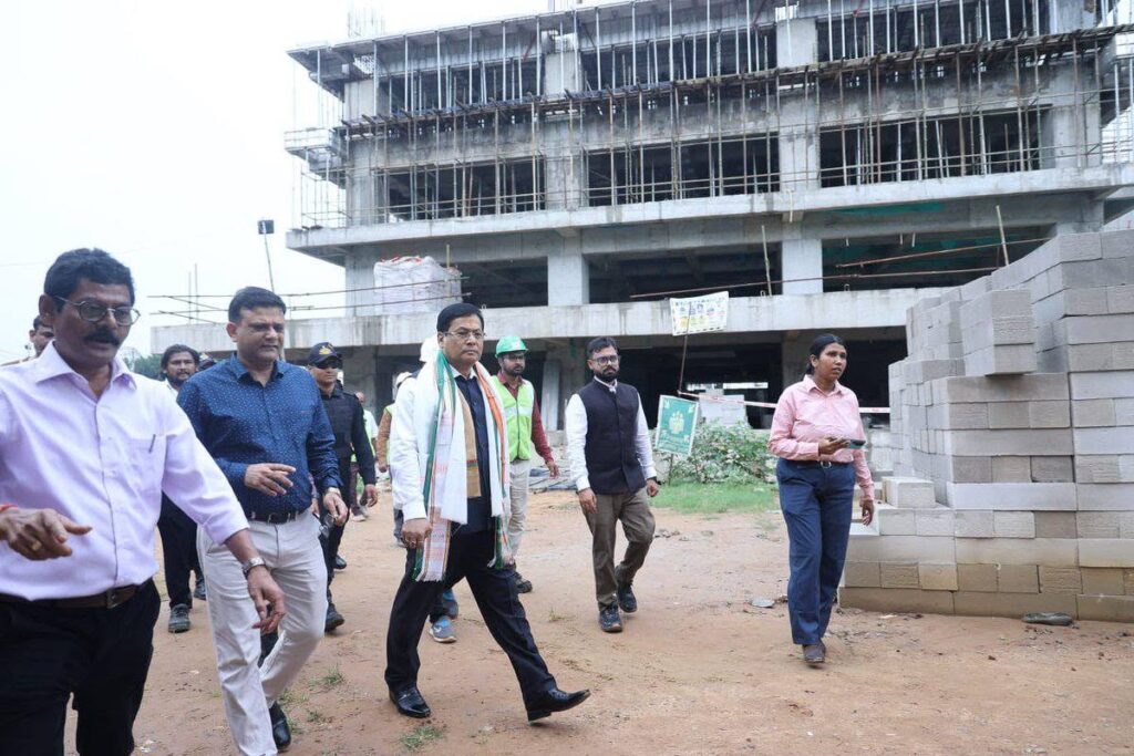 Sonowal Reviews Gurkhabasti Project During Agartala Visit