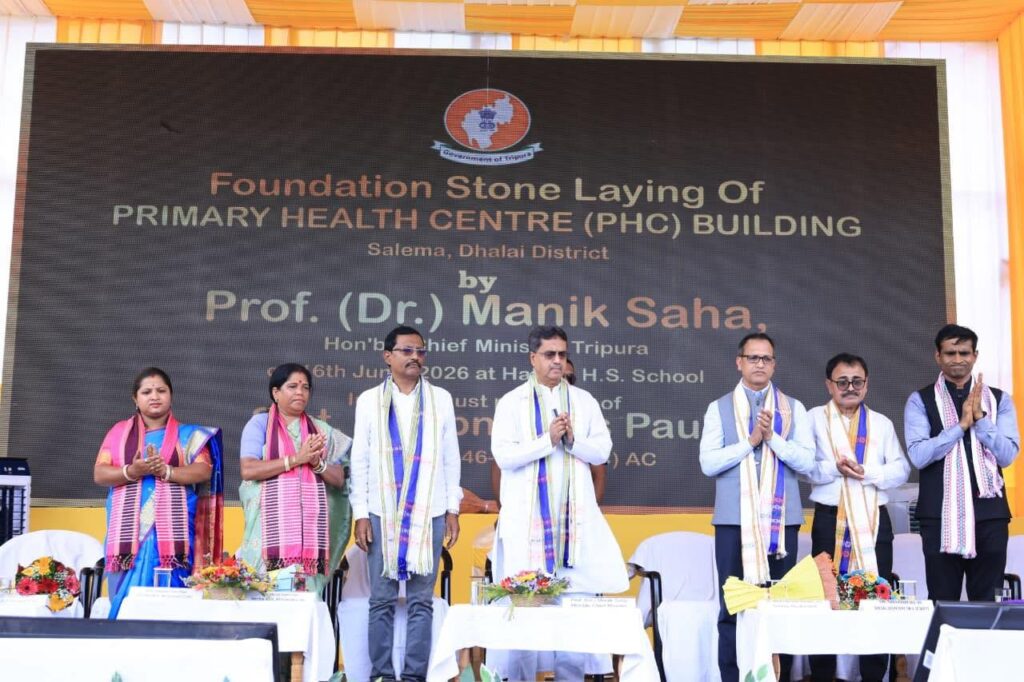 Tripura CM Manik Saha inaugurates 15 development projects