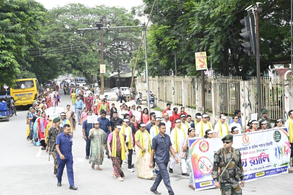 Agartala Rally Strengthens Fight Against Drug Addiction