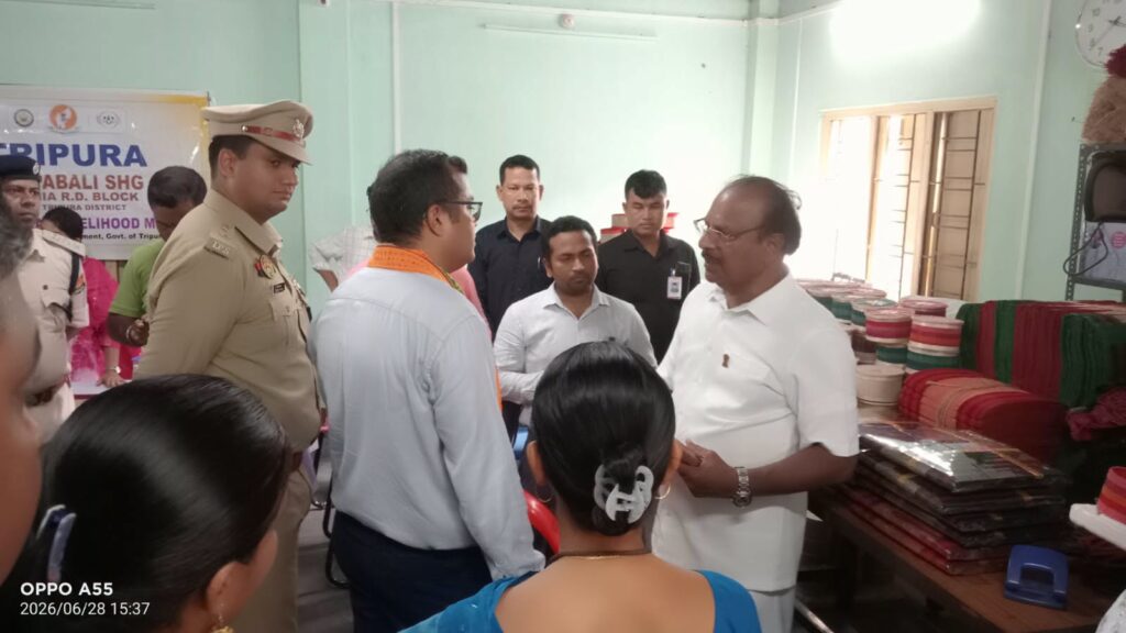Indra Sena Reddy Visits Bamboo, Duckery Livelihood Units