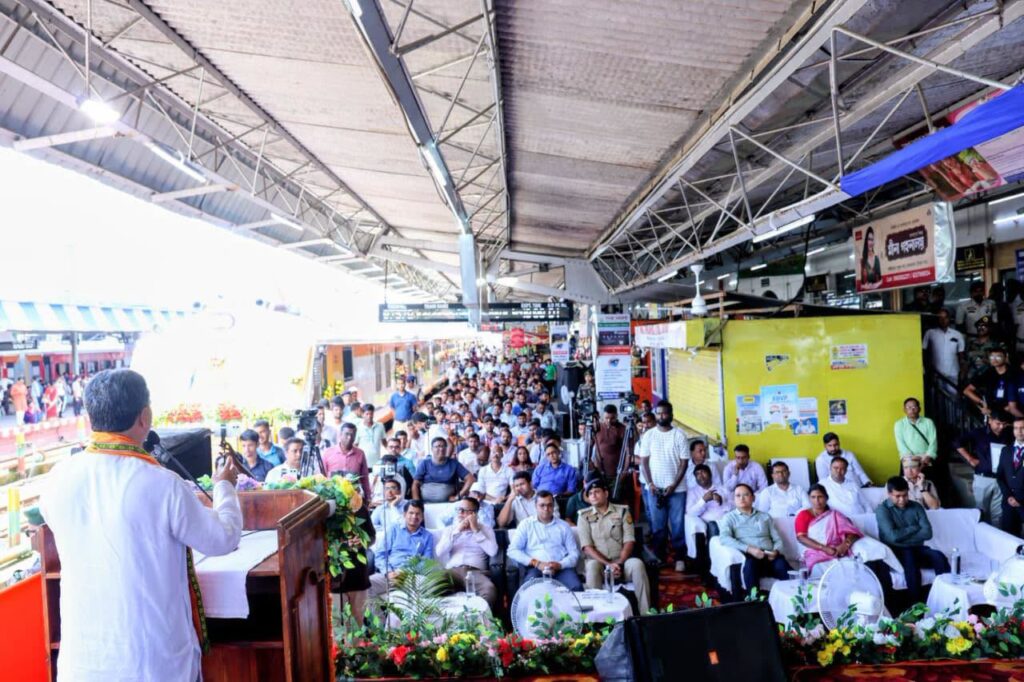 Tripura Gets Northeast's First MEMU Electric Train Service