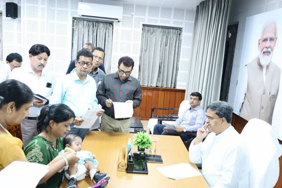 CM Saha Promises Better Healthcare and Faster Public Grievance Redressal