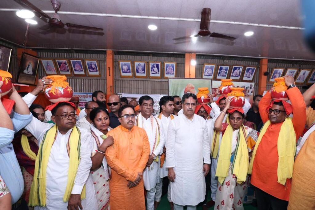 CM Saha launches Sampriti Sankalp Abhiyan with sacred Kalas