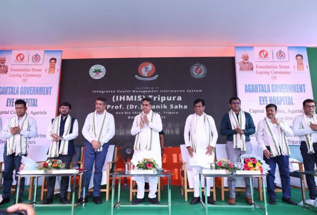 Dr. Manik Saha launches 100-bed government eye hospital project in Agartala