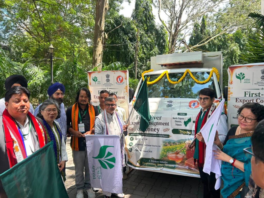 Tripura Organic Honey Reaches UAE in Historic Export