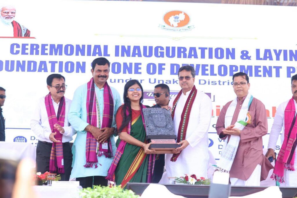 Tripura CM inaugurates six projects, lays foundations for 12 others