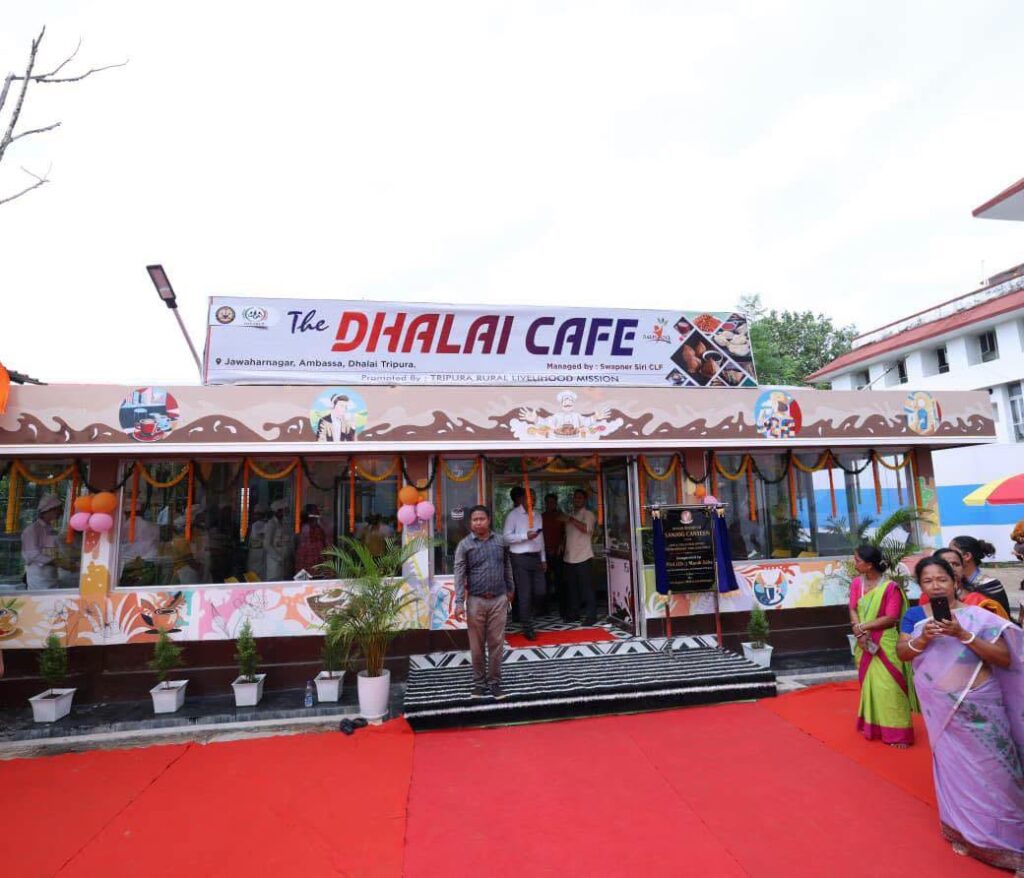 Ambassa gets TRLM-backed cafe promoting youth skills and livelihoods.