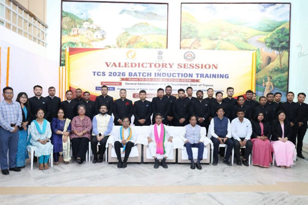 27 TCS officers complete induction training in Agartala, receive certificates.