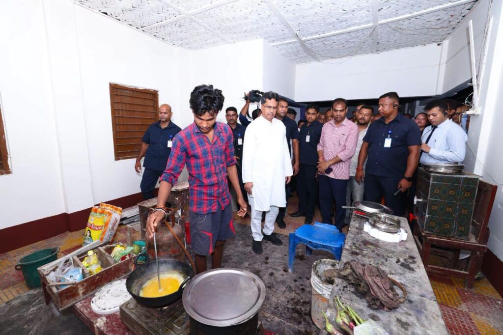 CM Saha visits flood-hit areas, assures affected families of support