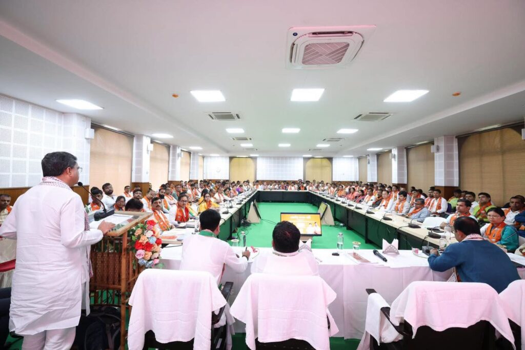 Tripura government, BJP leaders coordinate plans for Seva Sankalp Abhiyan 2026