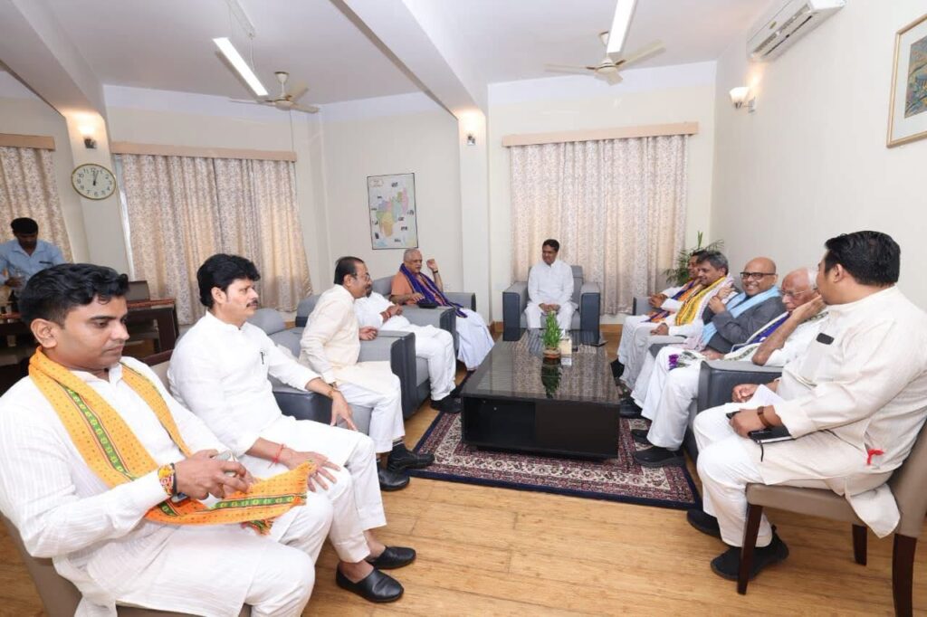 B.L. Santhosh visits Tripura amid Village Committee election preparations.