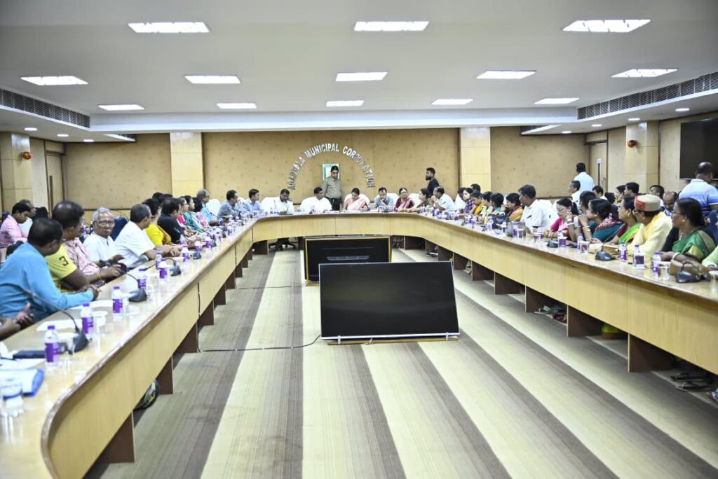 Agartala AMC reviews Sharad Samman judging process ahead of Puja.
