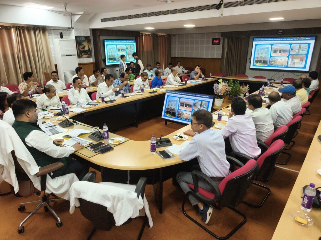 Sushanta reviews transport projects aimed at improving public connectivity.