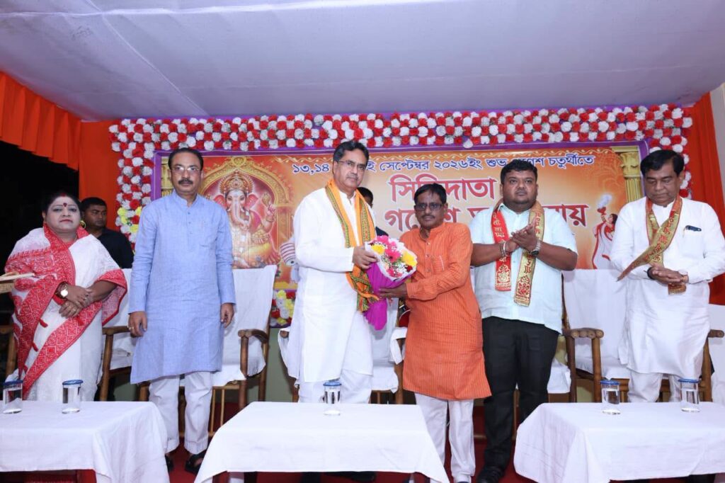 Manik Saha prays for Tripura’s peace, prosperity and well-being.