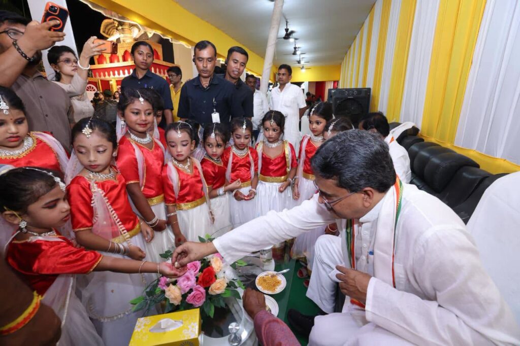 Tripura CM stresses spirituality, ethics and harmony during Ganesh Chaturthi.