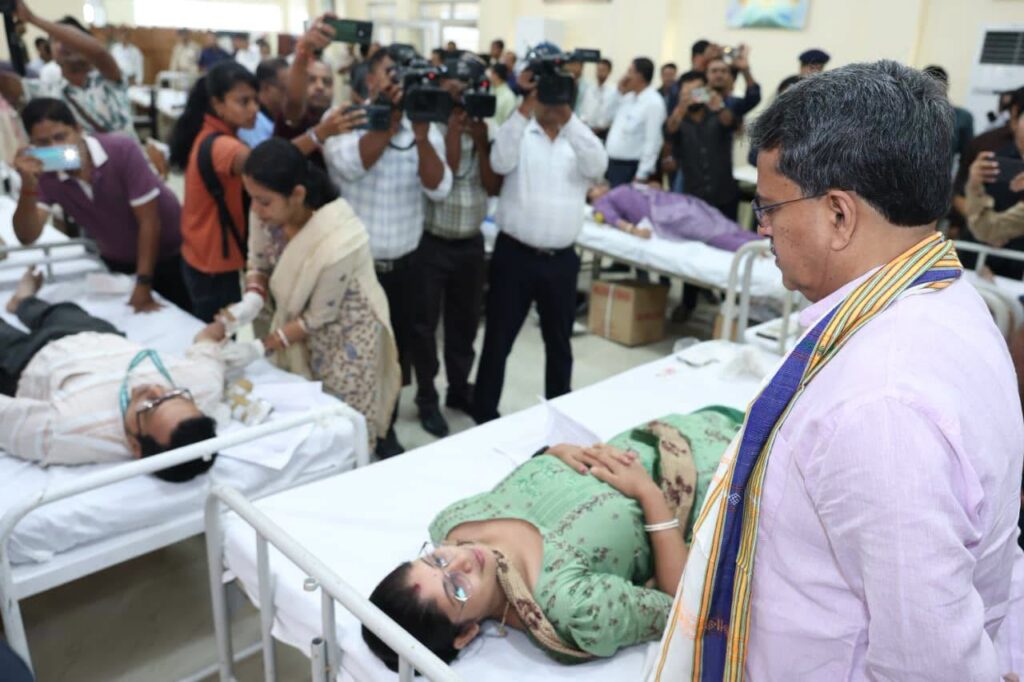 CM Manik Saha leads Seva Sankalp Abhiyan blood donation drive in Agartala