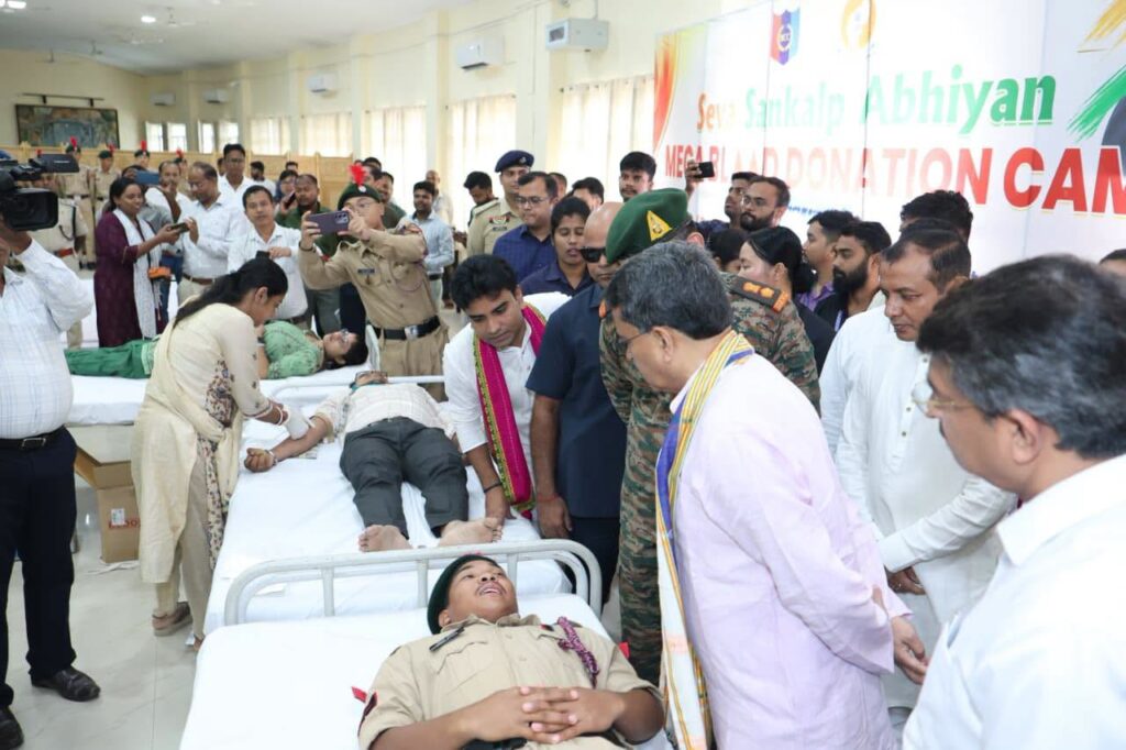 CM Manik Saha leads Seva Sankalp Abhiyan blood donation drive in Agartala