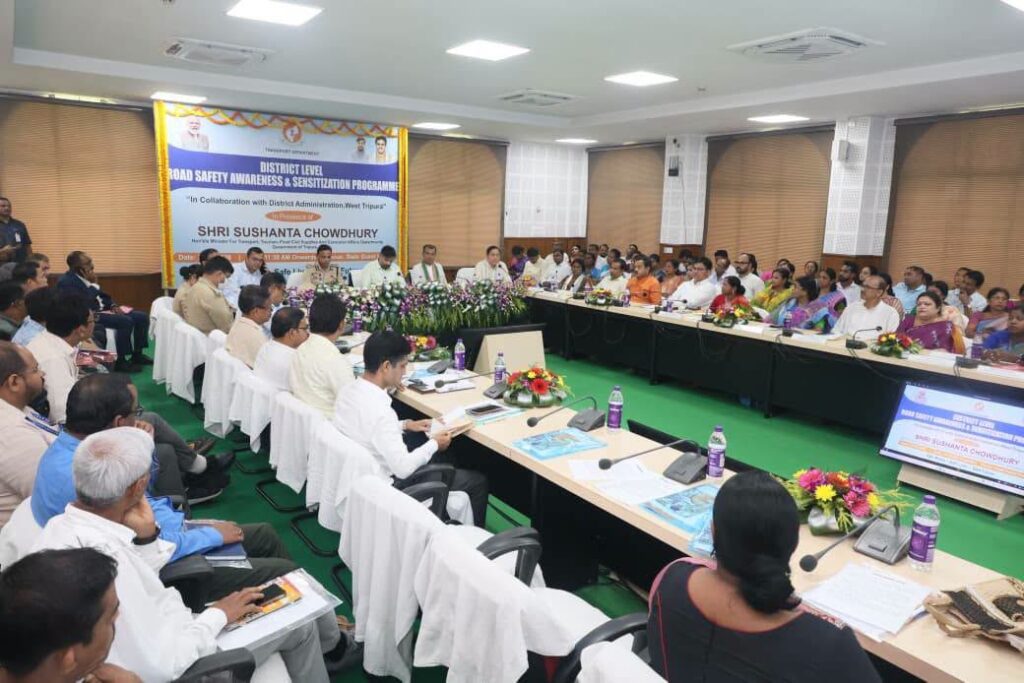 Sushanta Chowdhury Urges Wider Awareness to Strengthen Road Safety in Tripura