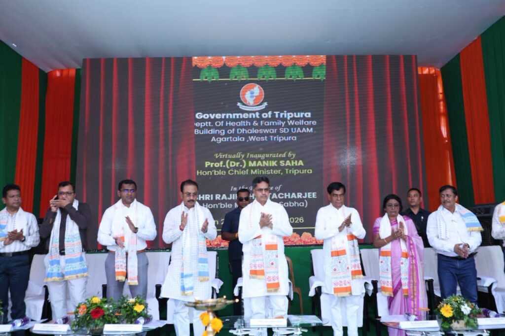 CM Manik Saha inaugurates Urban Polyclinic and five Ayushman Arogya Mandirs.